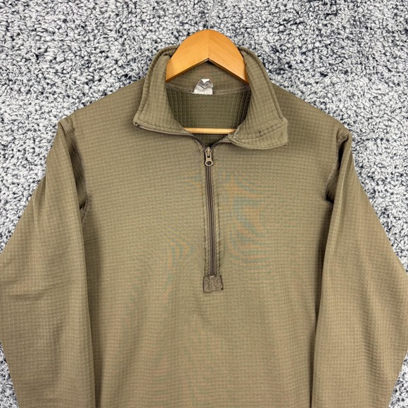 USGI ECWCS Shirt Mens Small Waffle Grid Fleece Mid Weight Cold Weather Gen III - Picture 3 of 10